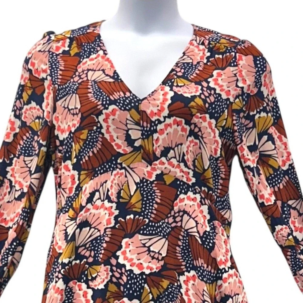 Boden Dress Maroon 12 - Picture 3 of 16